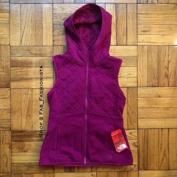 The North Face Fleece Reversible vest size medium magenta - Picture 6 of 15